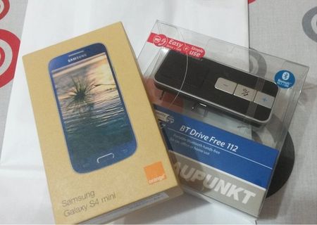 PROMO: Samsung S4 mini 4G - I9195 Blue SIGILAT + bonus CarKit PROMO: Samsung S4 mini 4G - I9195 Blue SIGILAT + bonus CarKit