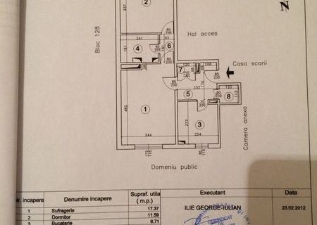 PROPRIETAR vand apartament 2 camere CENTRAL, 49 mp, VEDRE LA PARC