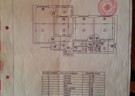 Proprietar vand apartament 3 camere zona Crangasi - piata Proprietar vand apartament 3 camere zona Crangasi - piata