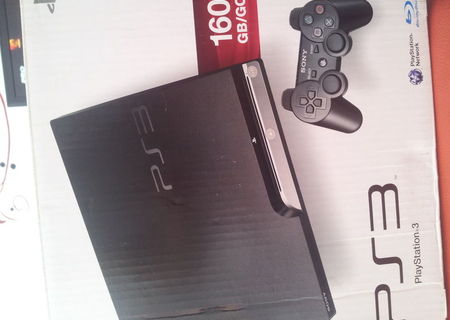 Ps3 160 gb + 2 jocuri cadou