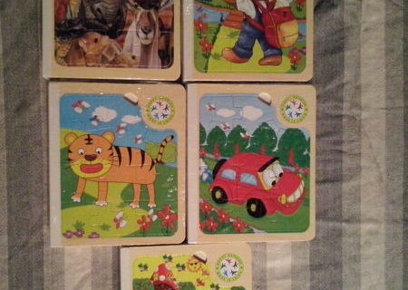 puzzel din lemn forma carte