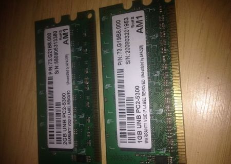 Ram ddr2 2 gb si 1 gb Am1 ieftin