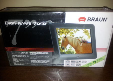 Rama digitala DigiFrame 7040 Braun 7 inchi Rama digitala DigiFrame 7040 Braun 7 inchi