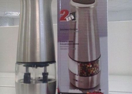 Rasnita electrica pentru sare si piper Rasnita electrica pentru sare si piper