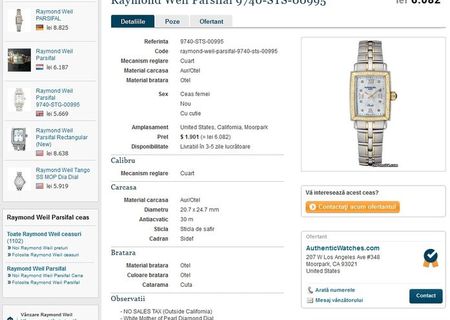 Raymond Weil Parsifal 9740-STS-00995 woman Raymond Weil Parsifal 9740-STS-00995 woman