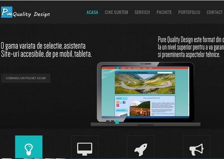 Realizare Pagina Web pentru promovare online