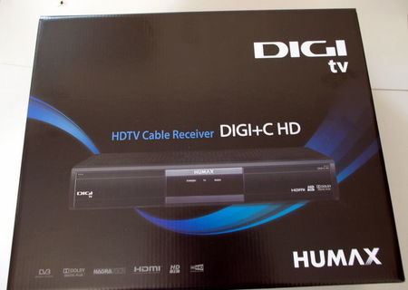 Receptor de cablu Humax Digi+C HD2 de la RCS&RDS