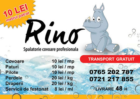 RINO Spalatorie Covoare Bucuresti