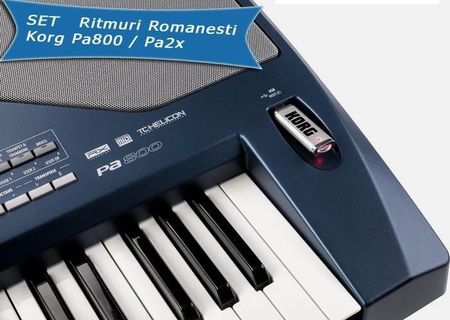 Ritmuri si tonuri romanesti KORG Pa800/Pa2x