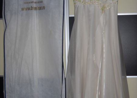 Rochie mireasa gravida, diafana, unicat Rochie mireasa gravida, diafana, unicat