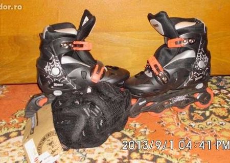 Role X-Fact marimi 36-39+set protectie fara casca.