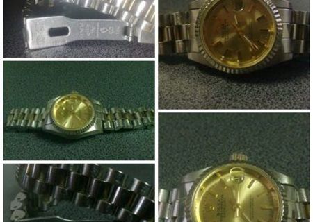 ladies rolex oyster perpetual datejust 8570f 18k