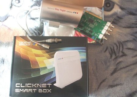 Router wireless,switch,camera de supraveghere+placa de captura