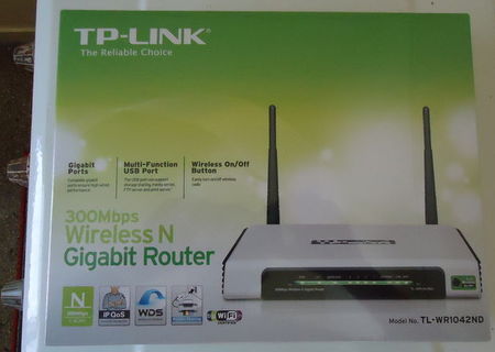 Router Wireless TP link TL-WR 1042 ND Router Wireless TP link TL-WR 1042 ND