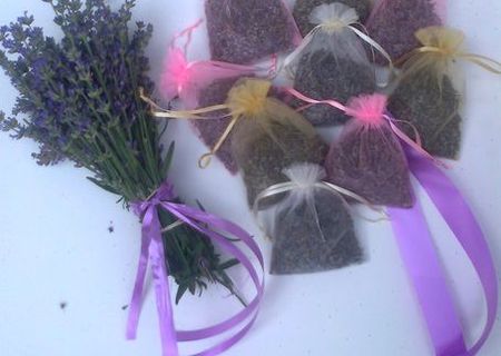 Saculeti cu Floare de Lavanda Uscata Saculeti cu Floare de Lavanda Uscata