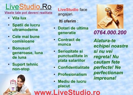 Salariu fix 2000 LEI + comision vanzari Salariu fix 2000 LEI + comision vanzari