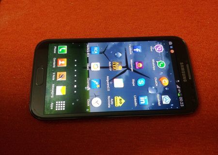 Samsung Galaxy Note 2, model N7100, gri titanium