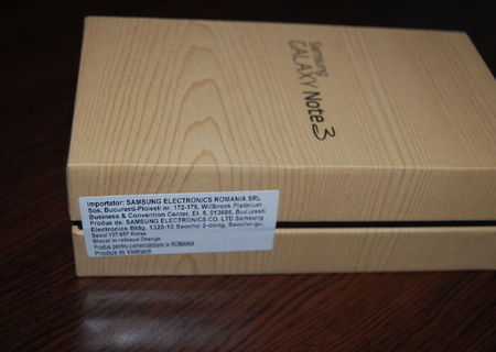 Samsung Galaxy Note 3 N9005 Black sigilat, retea Orange