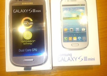 samsung s3 mini grey sigilat  , liber retea