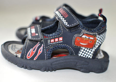 Sandale baieti, nr. 22, Lightning Mcqueen, NOI!