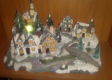 sat iarna luminat