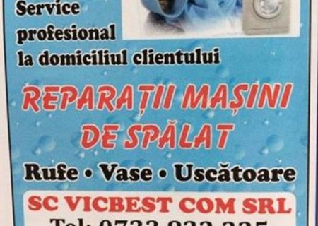 SERVICE masini de spalat vase, rufe si uscatoare