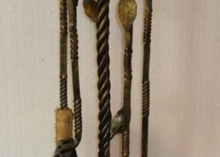 Set accesorii semineu din fier forjat