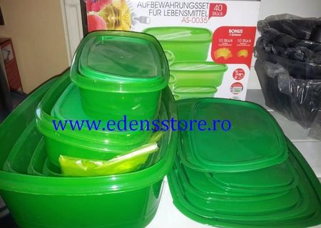 Set cutii alimentare 40 piese Set cutii alimentare 40 piese