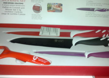 set cutite colorate metalice