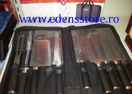 Set de 10 cutite cu geanta Set de 10 cutite cu geanta