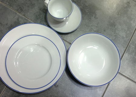 set portelan alb set portelan alb