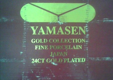 Set serviciu cafea,Fine Porcelain Gold Collection 24ct Gold Plated Japan