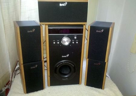 Sistem audio GENIUS 5.1ch Wood Surround