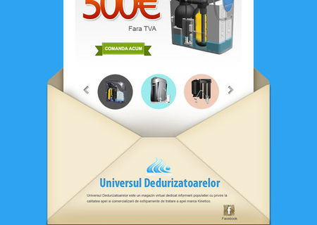 Sisteme non-electrice de dedurizare, filtrare si tratare apa - Kinetico USA