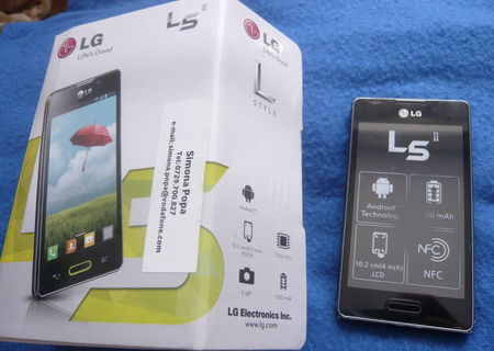 smartphone LG Optimus L5 II NOU garantie, toate accesoriile smartphone LG Optimus L5 II NOU garantie, toate accesoriile
