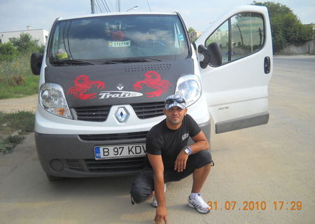 sofer cu masina renault trafic8+1 colaborare
