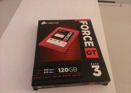 SSD Corsair Force GT 2.5", SATA III 600, 120GB SSD Corsair Force GT 2.5", SATA III 600, 120GB