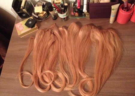 SUPER OFERTA!!! Extensii clip on din par natural!! SUPER OFERTA!!! Extensii clip on din par natural!!