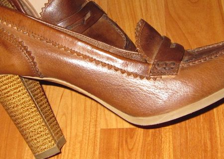 Super oferta! Pantofi piele, dama, la NUMAI 80 RON!!
