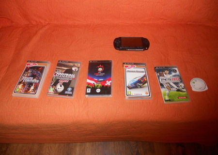 SUPER OFERTA!Vand urgent PSP 1004 cu 6 jocuri originale