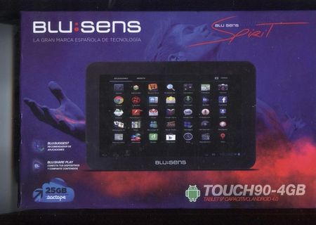 tableta bluesens touch90,9inch,display crapat,functionala