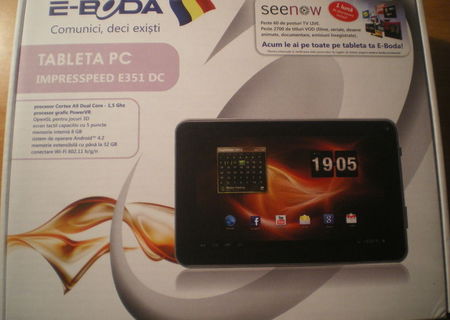 Tableta E-Boda impresspeed 1,5Ghz, Android 4.2..... Tableta E-Boda impresspeed 1,5Ghz, Android 4.2.....