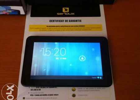 Tableta Serioux S745TAB 7", procesor Cortex A8 1.20GHz, 512MB DDR