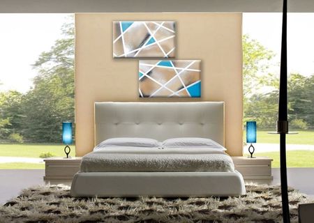 Tablou modern pictat manual de un artist roman Tablou modern pictat manual de un artist roman
