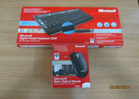 Tastatura si mouse USB Microsoft