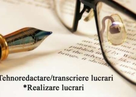 Tehnoredactare / corectare text Tehnoredactare / corectare text