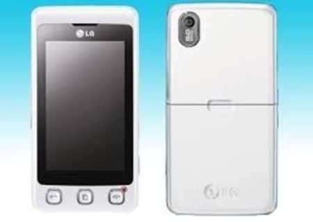 telefon LG K 500 alb