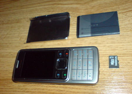 Telefon NOKIA 6300 silver, in stare perfecta de functionare