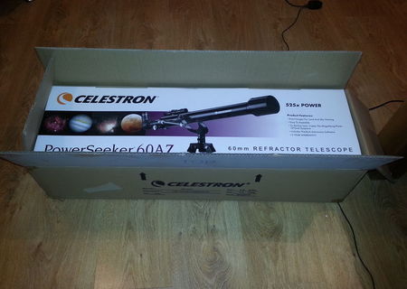 Telescop CELESTRON PowerSeeker 60AZ, refractor Telescop CELESTRON PowerSeeker 60AZ, refractor