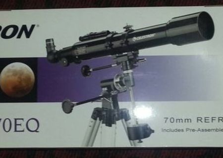 Telescop Celestron PowerSeeker 70EQ, refractor Telescop Celestron PowerSeeker 70EQ, refractor